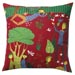 The Pleasure Garden Pillow Red