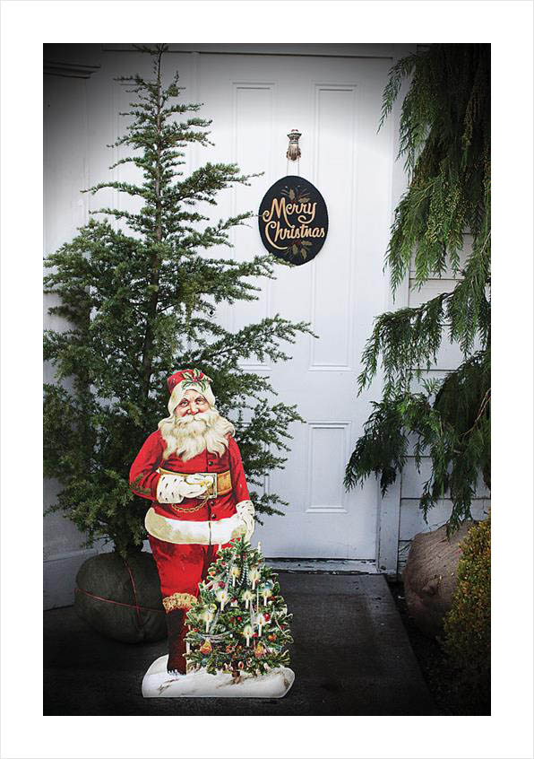 christmas santa holding christmas tree decoration nova68 christmas santa holding christmas tree decoration nova68