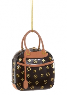 Luxury Monogram Pattern Handbag Ornament
