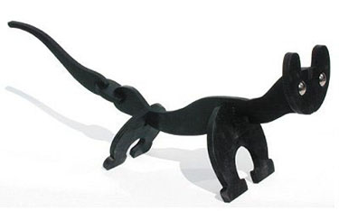 Alexander Calder: Calder 3D Cat Modern Art Puzzle Sculpture