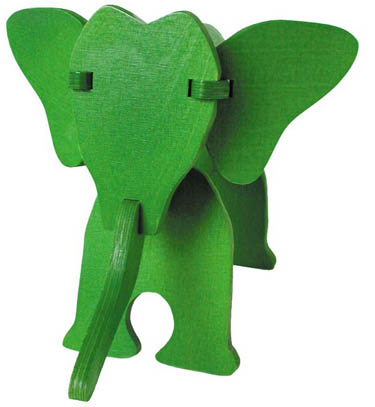 Alexander Calder 3D Elephant Modern Art Puzzle Sculpture
