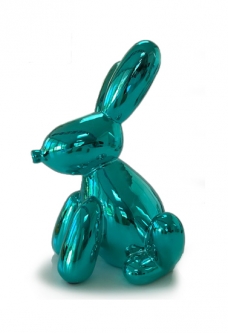 Metalic Balloon Bunny Rabbit  - Money Bank