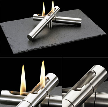 Carl Mertens: Fireplace for the tabletop: NOVA68.COM MODERN DESIGN from nova68.com