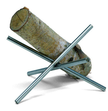 Fried Ulber: Mikado Andiron: NOVA68.COM MODERN DESIGN : fireplace andirons modern furniture fireplace modern design modern