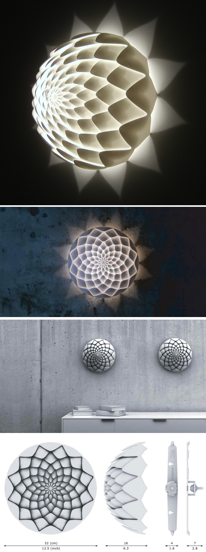 Janne Kyttanen: Dahlia Wall Sconce: NOVA68.COM MODERN DESIGN from nova68.com
