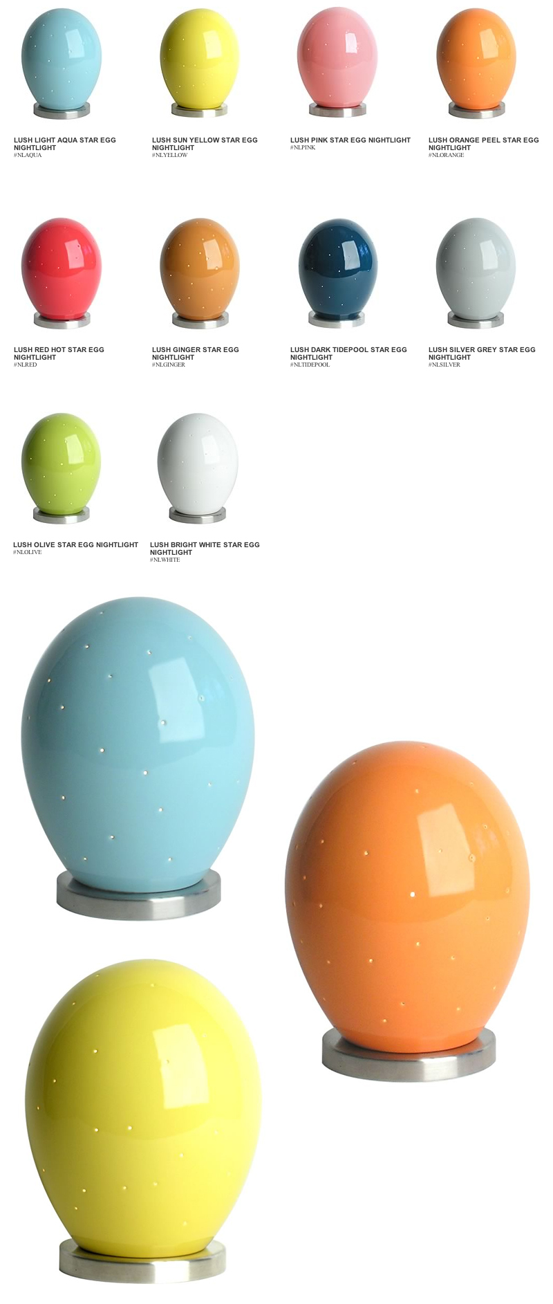 Jim Schatz: Star Bright Nightlight Collection: NOVA68.COM MODERN DESIGN from nova68.com