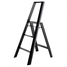Folding Modern Step Stool Ladder in Aluminum