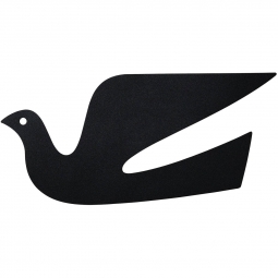 Girard Dove of Peace Steel Wall Decor by Vitra, Black