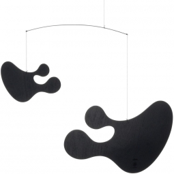 Eames® Modern Hanging Mobile in Black Plywood - Style B