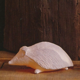 Hedgehog 11" Long White Porcelain Accent Table Lamp