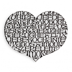 International Love Languages 'Heart-Shape' Steel Wall Decor Girard Vitra