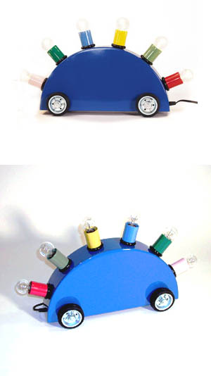 Martine Bedin: 1980's Memphis Design Modern Super Lamp