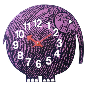 George Nelson: Elihu the Elephant Zootimer Clock by Vitra