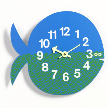 George Nelson: Fernando the Fish Zootimer Clock by Vitra
