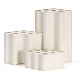 Nuage Ceramic Cloud-Shape Vase, White, by Vitra
