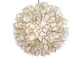 capiz shells chandelier