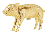piggy bank in gold