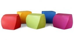 Frank Gehry Original Heller Twist-Cubes, Multi-Colored