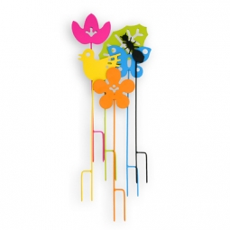 Fauna and Flora: Colorful Garden Stakes Small (Set of 6)