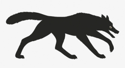 Enzo Mari: Cinque, il Lupo Black Wolf Poster