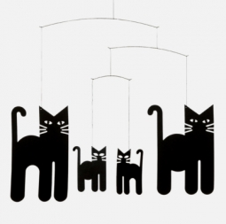 FLENSTED F095 Flensted 4-Part Cat Family 18" Mobile