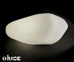 Stones Outdoor Lamp : Luminous Rock Lighting by Oluce