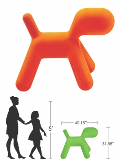 Eero Aarnio: Puppy Abstract Dog Child Chair / Sculpture - XL