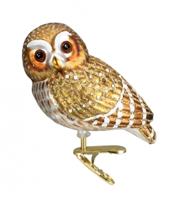 Pygmy Owl Ornament