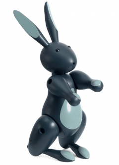 Kay Bojesen: Wooden Rabbit Blue by Rosendahl