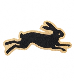 Leaping Rabbit Modern Mat - 100% Natural Fiber | 25"x50"