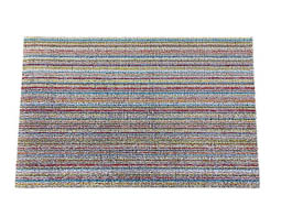 Chilewich: Skinny Stripe Shag Mats - Soft Multi