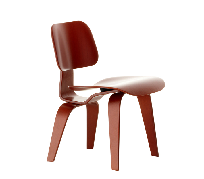 Vitra Miniature: Charles and Ray Eames DCW Chair Red: NOVA68.com