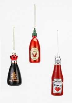 Condiment Ornaments - Set of 3