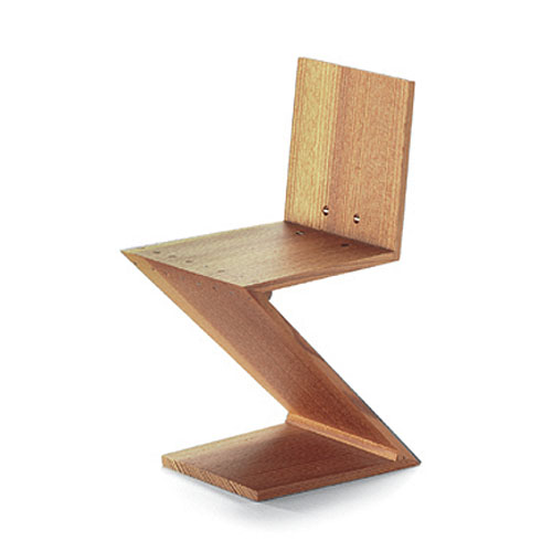 Rietveld Miniature Zig Zag Chair 1934 by Vitra Design: NOVA68.com