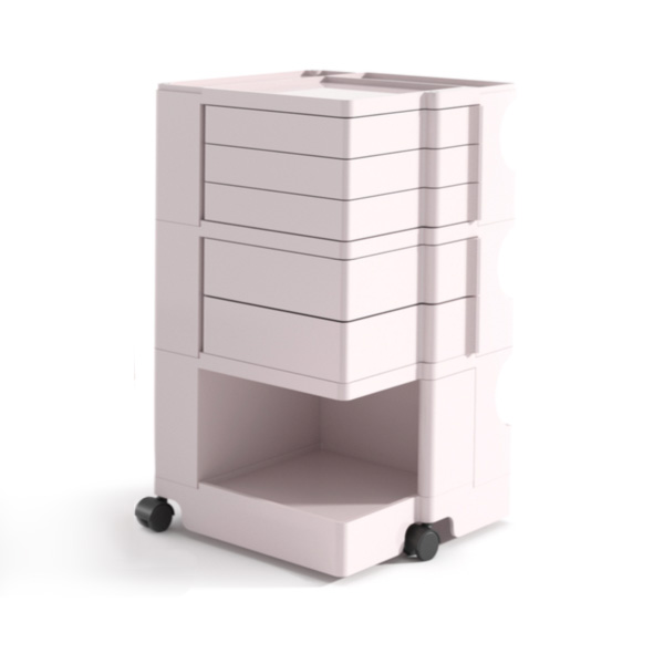 Joe Colombo 収納キャビネット ホワイト Joe Colombo Boby Storage Trolley Organizer Dusty Pink -Limited