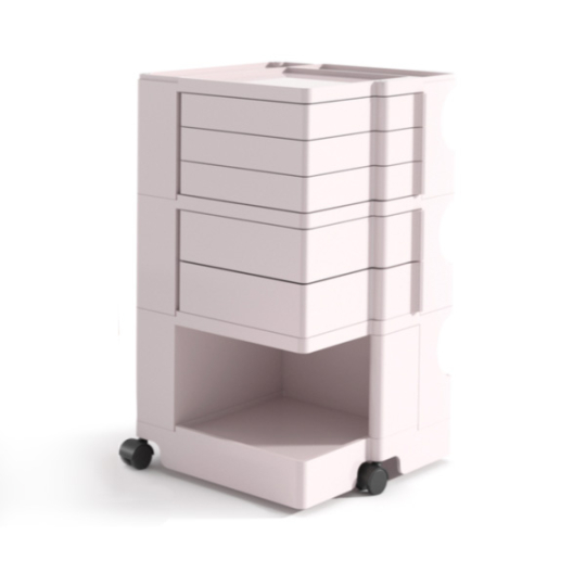 Joe Colombo Boby Storage Trolley Organizer Dusty Pink -Limited