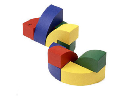 Naef Arena Wooden Puzzle Stacking Block Toy