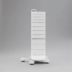 Office Furniture: Spinny Organizer Storage Cabinet Drawers on Casters