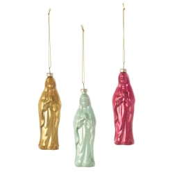Virgin Mary Glass Ornament – 3 Colors