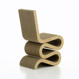 Frank Gehry: Original Cardboard Vitra Wiggle Side Chair