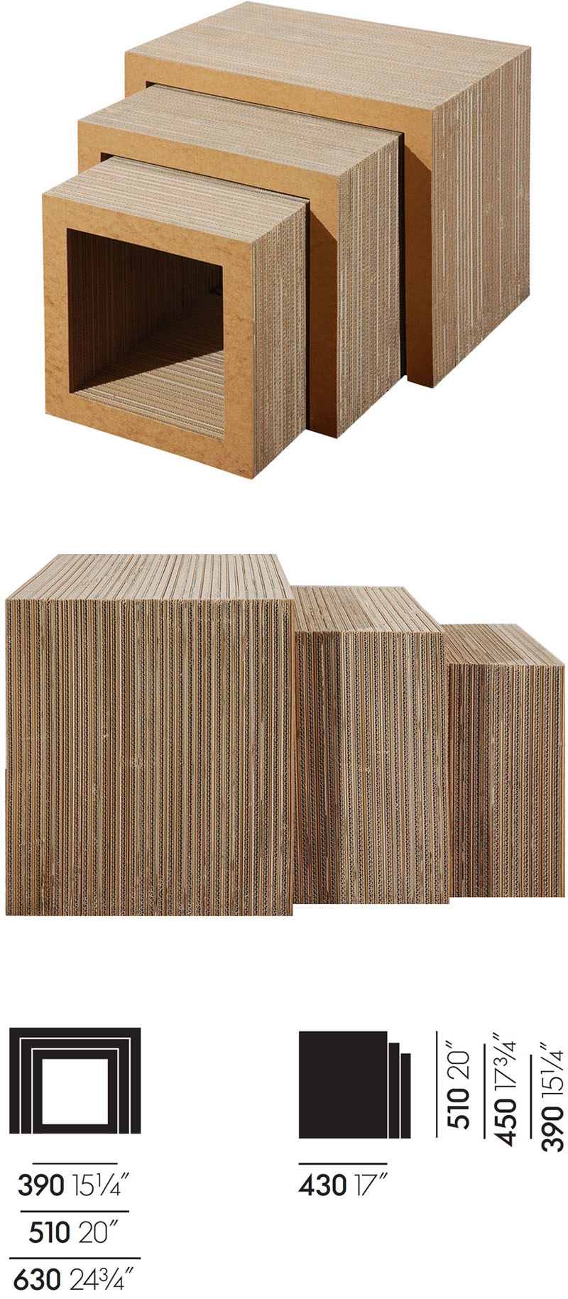 Frank Gehry Modern Low Trio Of Nesting Tables From Easy Edges To View Additional Images