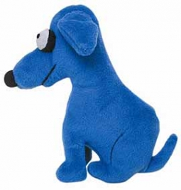 Keith Haring Blue Le Beau Jack Russell Terrier Stuffed Plush Dog