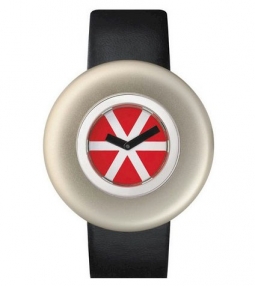 Alessi Watch: Ettore Sottsass Ciclo Bicycle Dial Red