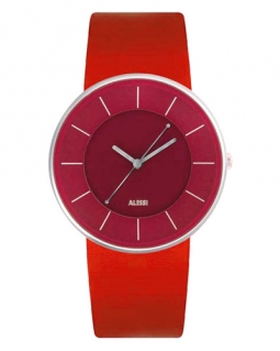 Alessi Luna Watch AL8001-R Burgundy Red 36mm