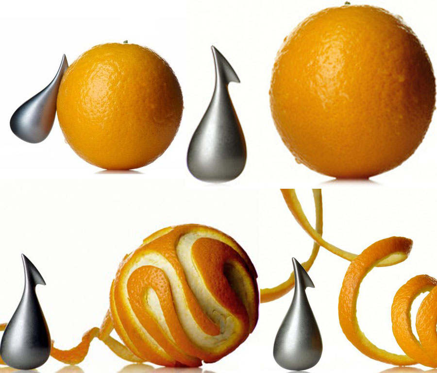 Alessi Modern Apostrophe (') Citrus/Orange Peeler: NOVA68.com