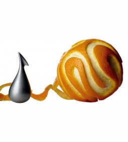 Alessi Modern Apostrophe (') Citrus/Orange Peeler