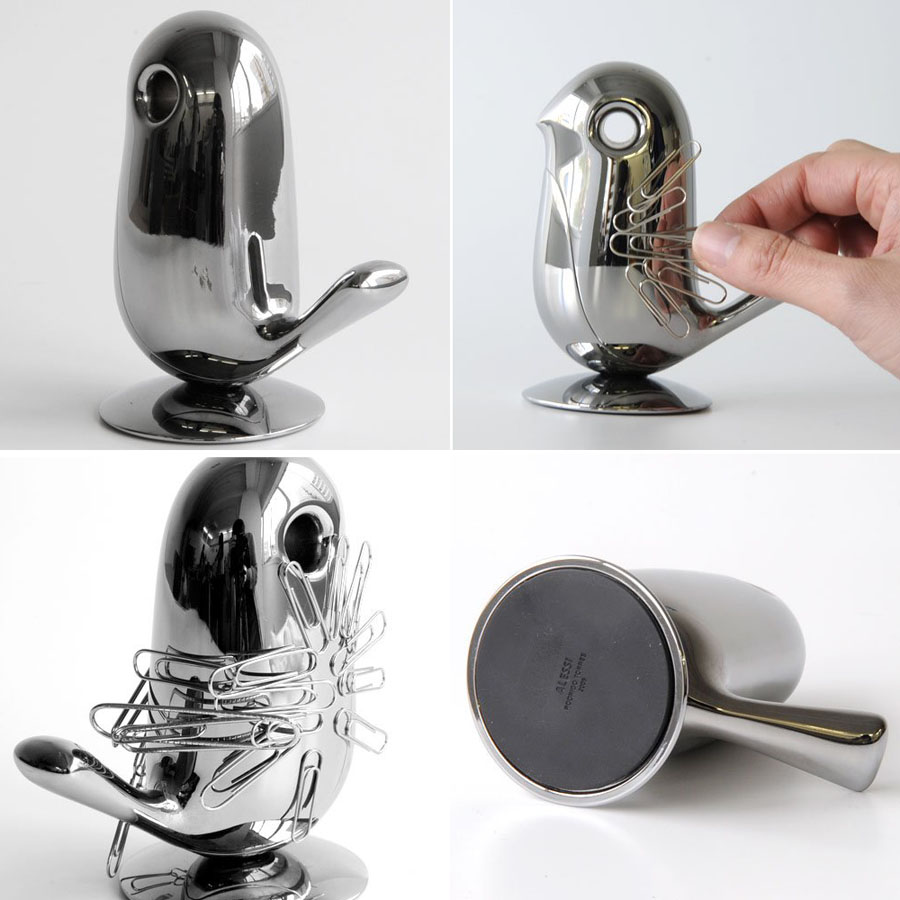 alessi chip paper clip holder rt01 nova68 com paperclip holder