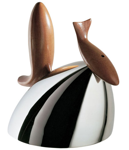 Alessi Pito Silver Water Tea Kettle 1.8-Liter Capacity by 
