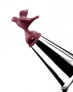 Alessi Tea Kettle Bird Whistle Replacement - Red