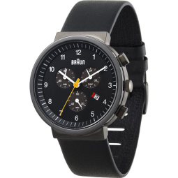 Braun: Men's Analog Chronograph Watch Black BN35BKBKG
